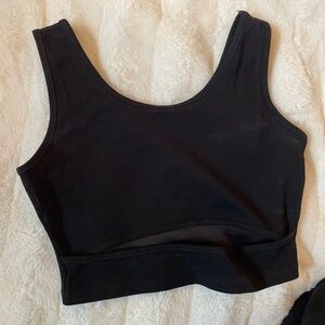 black SHEIN tank top size XS